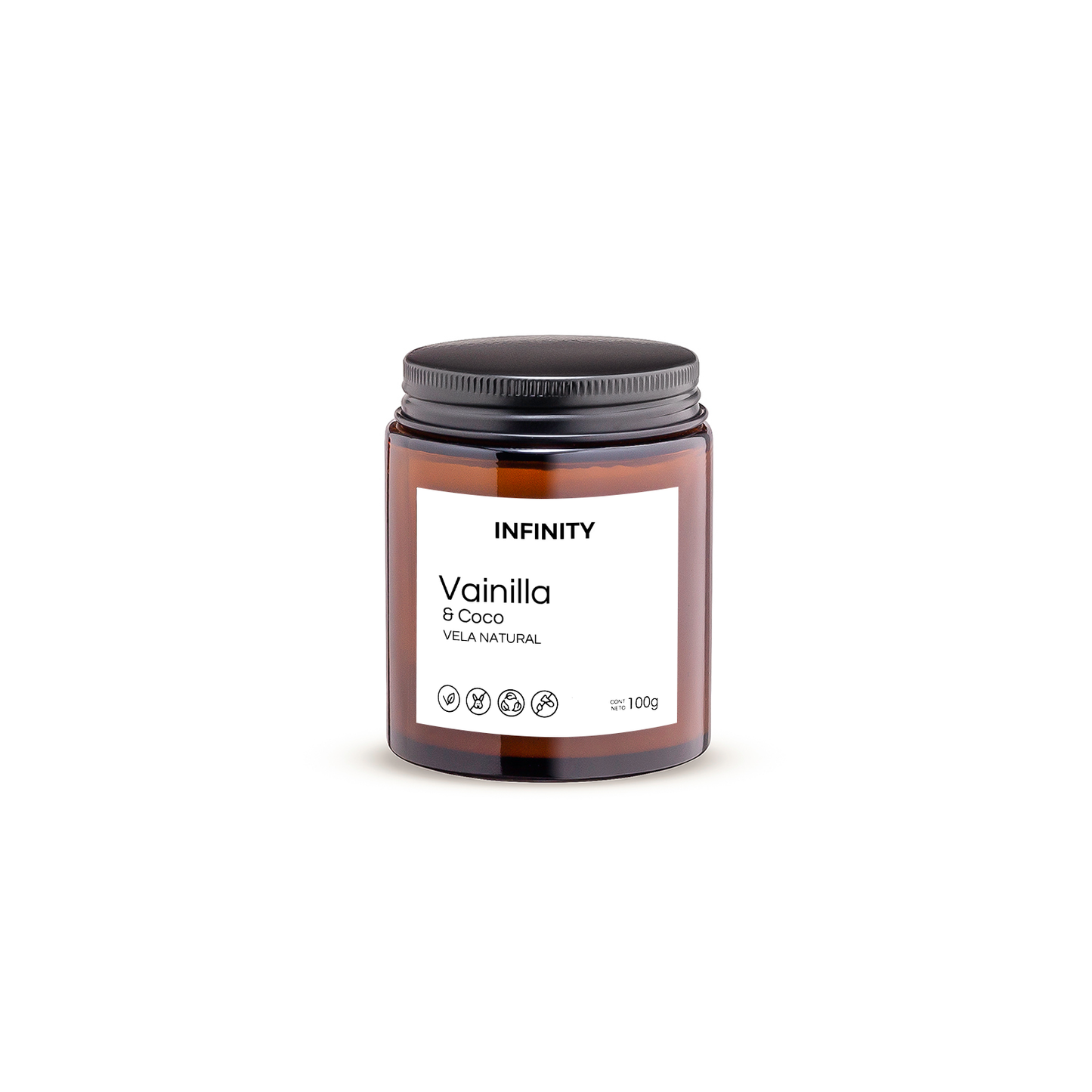 Vela Natural — Vainilla & Coco