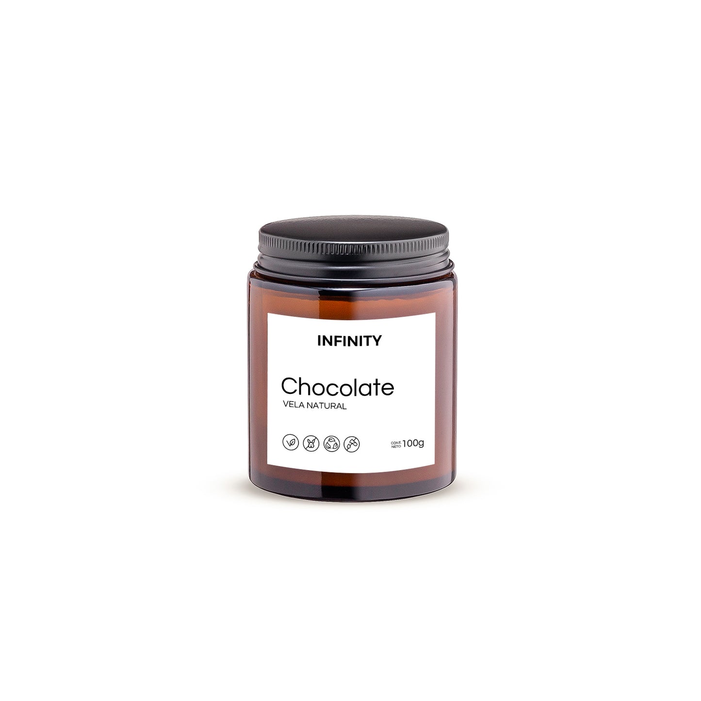 Vela Natural — Chocolate