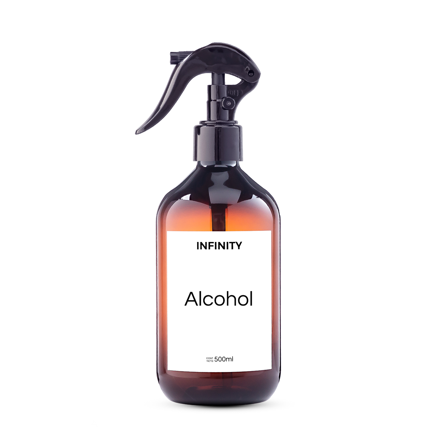 Envase Plástico Alcohol 500ml Spray