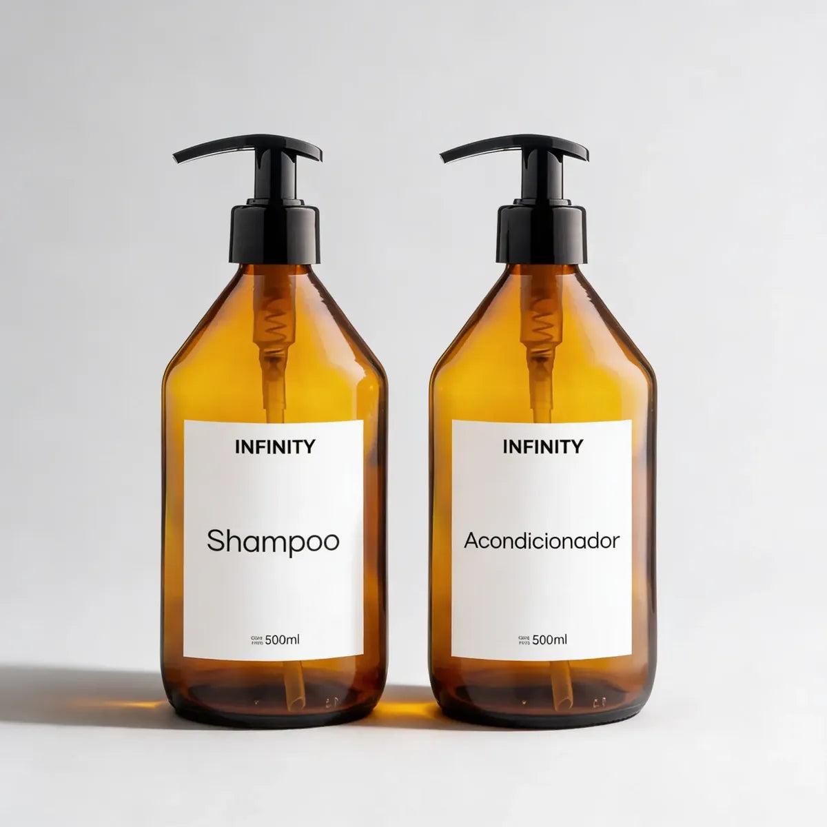 Set de Dispensadores Vidrio 500ml