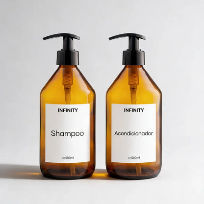 Set de Dispensadores Vidrio 500ml