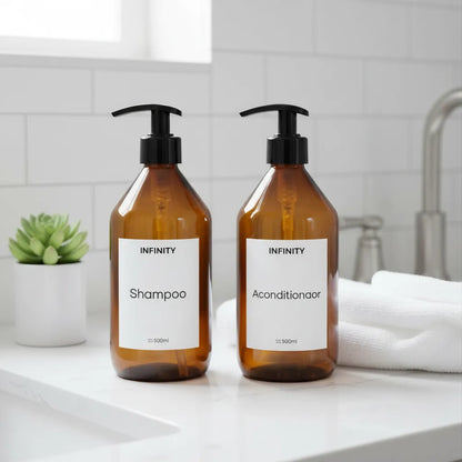 Set de Dispensadores Vidrio 500ml