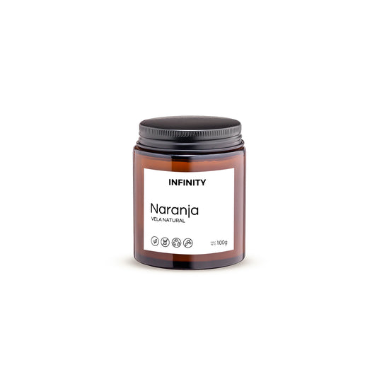 Vela Natural — Naranja
