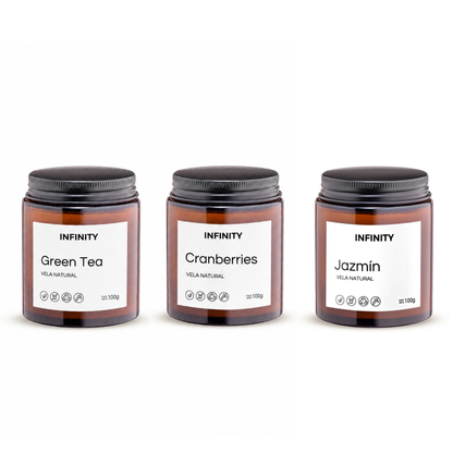Kit x3 Velas Natural